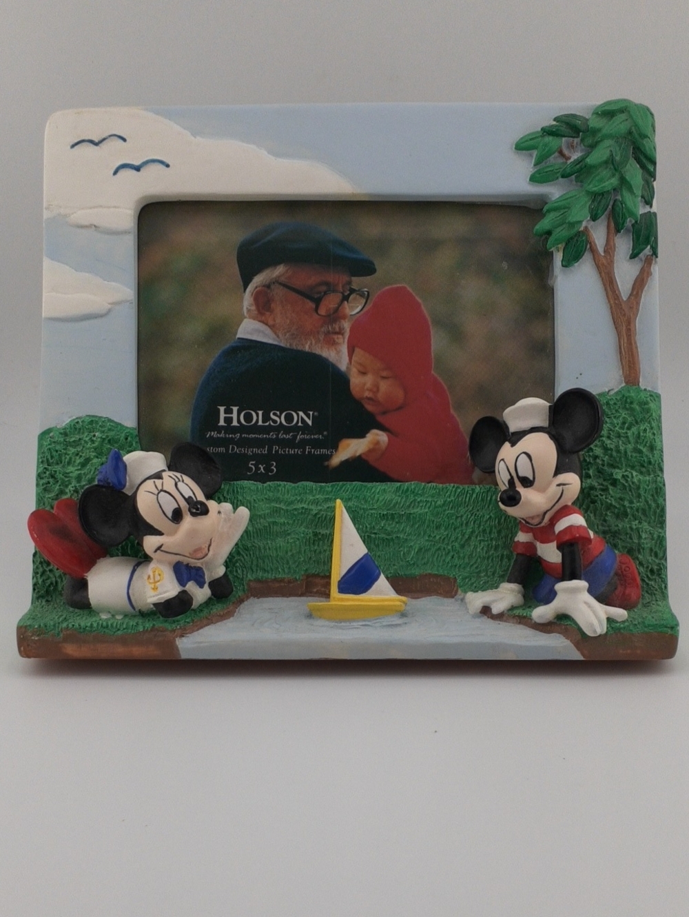 Vintage Holson Walt Disney Company Disney Lake Picture Frame 5x3